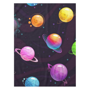 Space pattern tablecloth