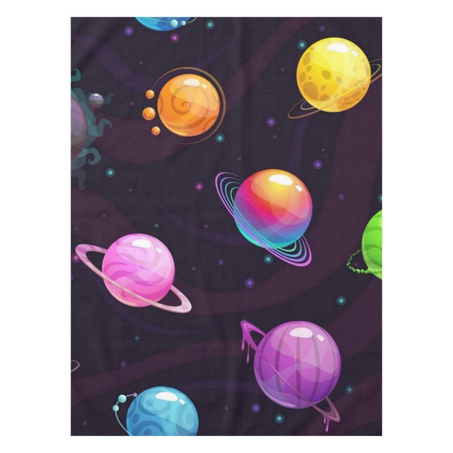 Space pattern tablecloth (Front)