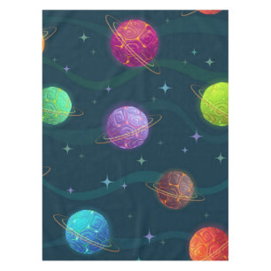 Space pattern tablecloth