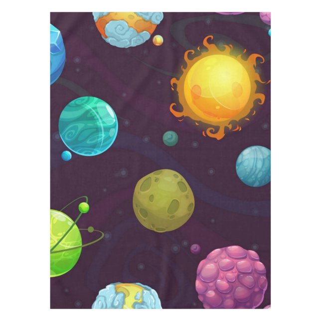 Space pattern tablecloth (Front)