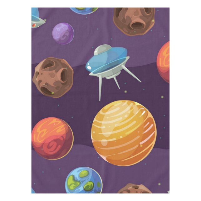 Space pattern tablecloth (Front)