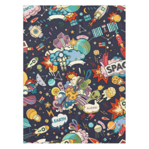 Space pattern tablecloth