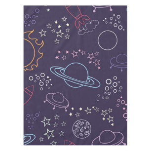 Space pattern tablecloth