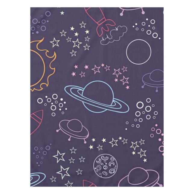Space pattern tablecloth (Front)