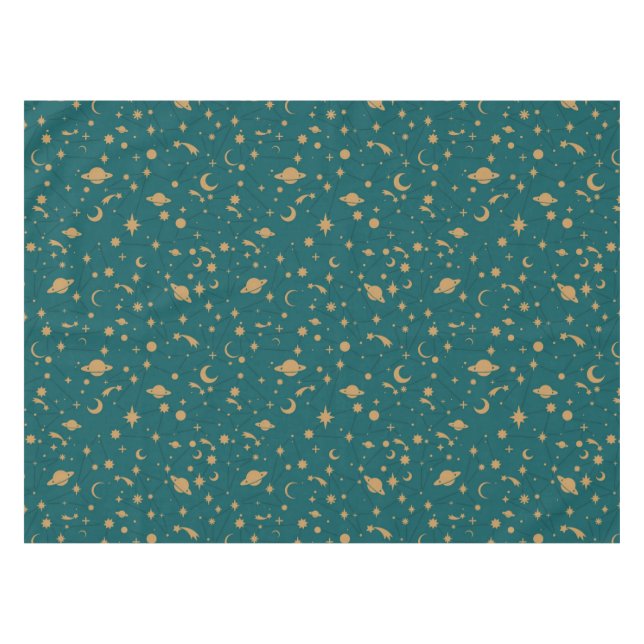 Space pattern tablecloth (Front (Horizontal))
