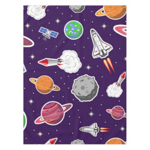 Space pattern tablecloth