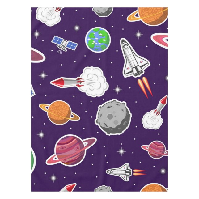 Space pattern tablecloth (Front)