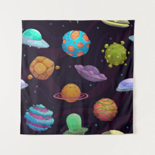 Space pattern tapestry