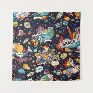 Space pattern tapestry