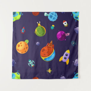 Space pattern tapestry