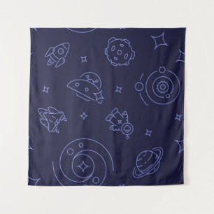 Space pattern tapestry