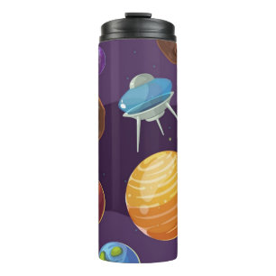 Space pattern thermal tumbler