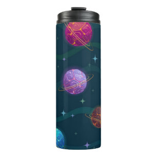 Space pattern thermal tumbler