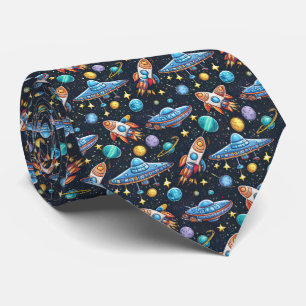 Space Pattern Tie