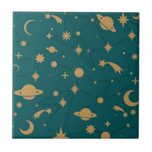 Space pattern tile