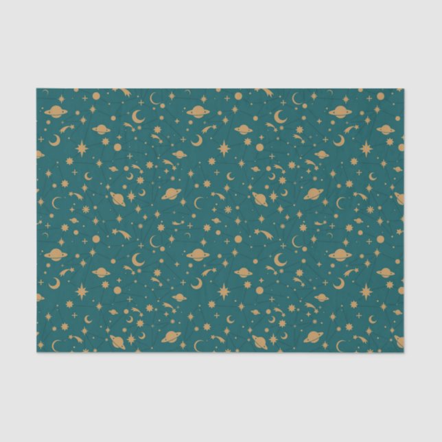 Space pattern tissue paper (Front)