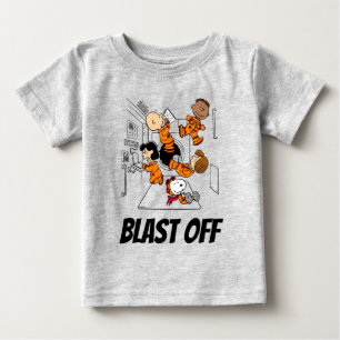 SPACE   Peanuts Gang in Space Baby T-Shirt