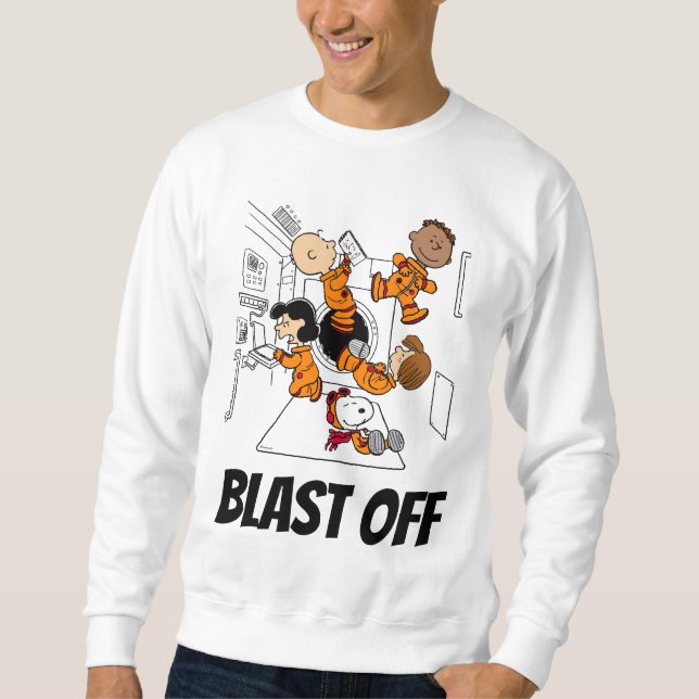 SPACE | Peanuts Gang in Space Sweatshirt (Front)