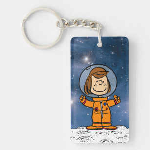 SPACE   Peppermint Patty Astronaut Key Ring
