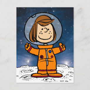 SPACE   Peppermint Patty Astronaut Postcard