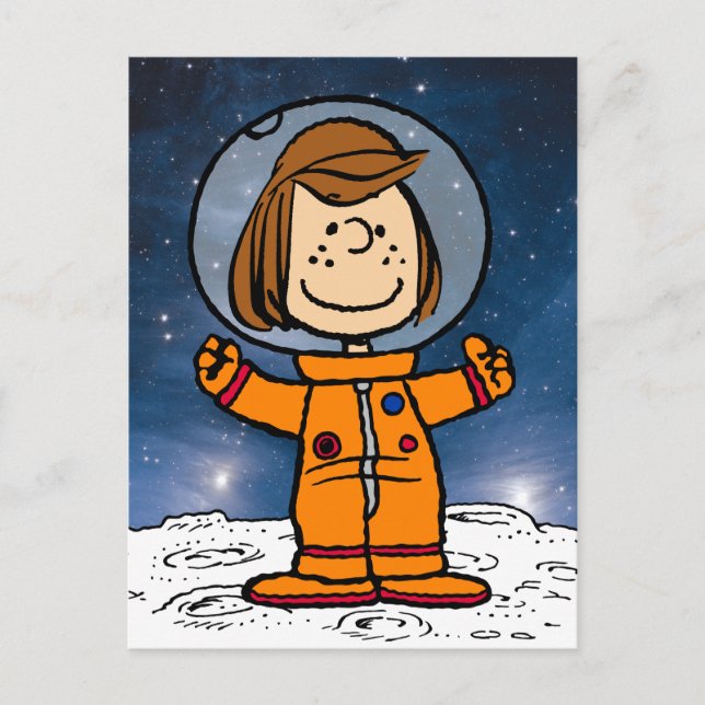 SPACE | Peppermint Patty Astronaut Postcard (Front)