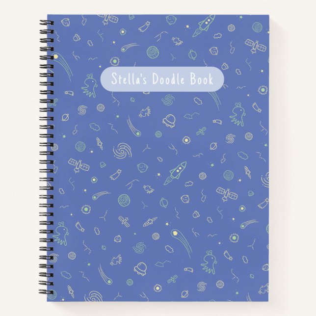 Space Personalised Notebook (Front)