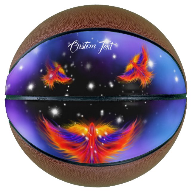 Space Phoenix Nebula Basketball (Front)