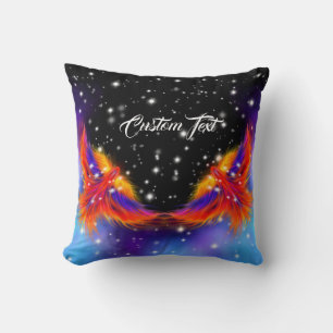 Space Phoenix Nebula Cushion