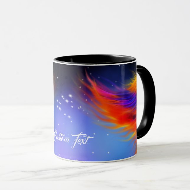 Space Phoenix Nebula Mug (Front Right)