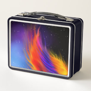 Space Phoenix Wing Metal Lunch Box