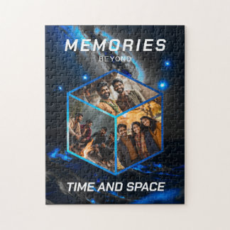 Space Photo Collage in 3D Poster Jigsaw Puzzle