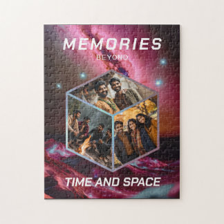 Space Photo Collage in 3D Poster Jigsaw Puzzle