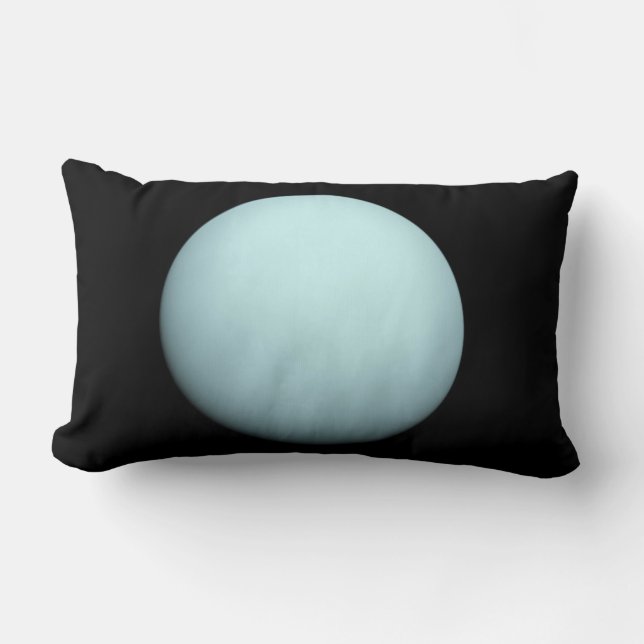 Space Photo of the Planet Uranus Lumbar Cushion (Front)