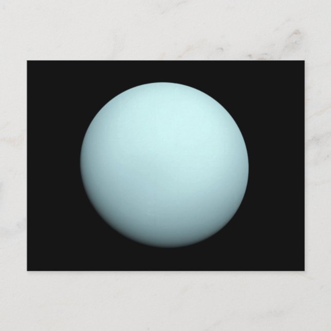 Space Photo of the Planet Uranus Postcard (Front)
