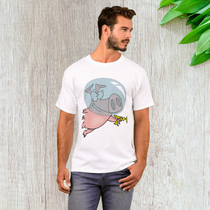Space Pig Astronaut With A Phaser T-Shirt
