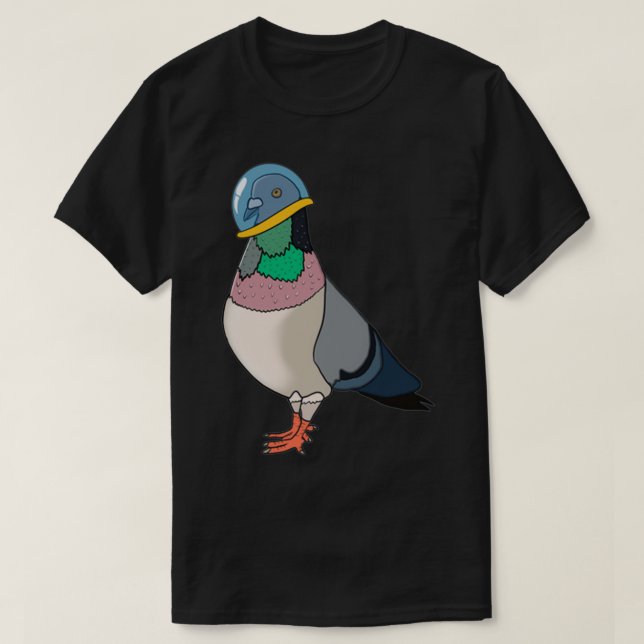 Space Pigeon 1 T-Shirt (Design Front)