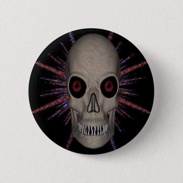 Space Pirate 6 Cm Round Badge (Front)