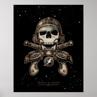 Space Pirate (rayguns) poster (16x20")