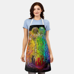 Space Pixies Rainbow Party Apron