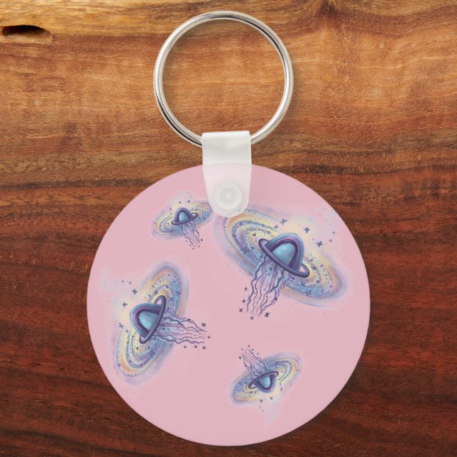 space planet  key ring (Front)