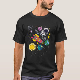 Space Planet Solar Gift System Adult Geeks Kid Gir T-Shirt