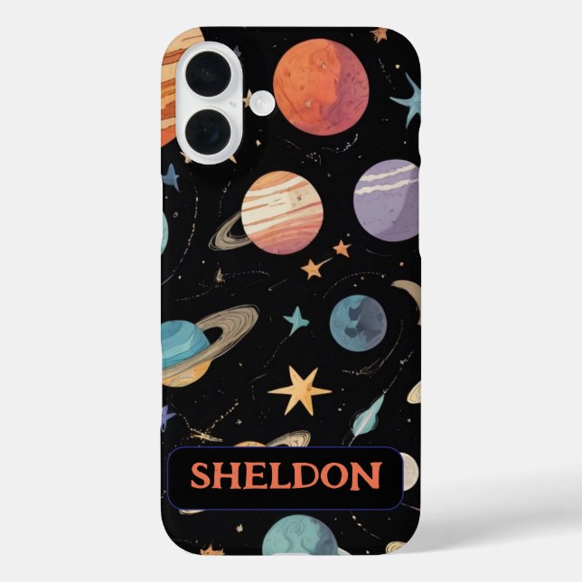 Space Planets Astronomy Cosmic Galaxy Gift Case-Mate iPhone Case (Back)