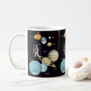 Space Planets Mug Astronaut