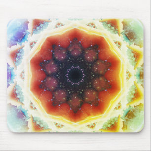 Space Portal Mandala Mouse Mat