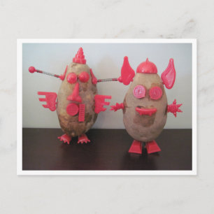 Space Potatoes Postcard