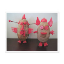 Space Potatoes Postcard