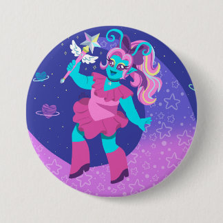 Space Princess 7.5 Cm Round Badge