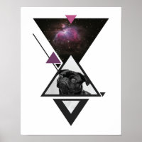 Space Pug | Black Pug Dog Gift Idea For Pug Lovers