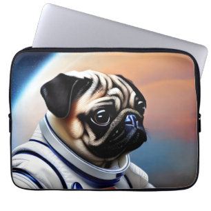 Space Pug Laptop Sleeve