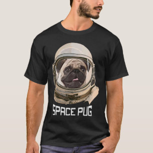 Space Pug, pug face, pug lovers,astronaut Classic T-Shirt